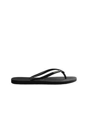 دمپائی مشکی زنانه پاشنه تخت Havaianas - کد 287563764