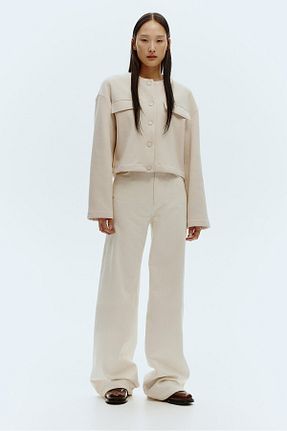 بادی بژ زنانه یقه دوچرخه H&M - کد 861031538