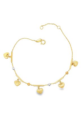 دستبند طلا زرد زنانه 14 عیار VogueDiamond - کد 859638181