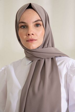 شال طوسی زنانه Medine İpeği PURESCARFS - کد 849617732