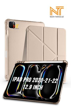 کیف تبلت طلائی Apple Uyumlu Nezih Case - کد 860721953