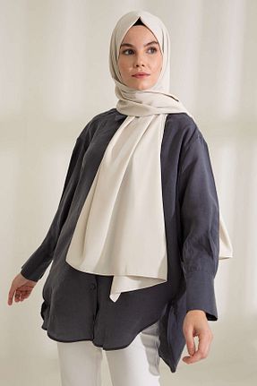 شال بژ زنانه Medine İpeği PURESCARFS - کد 849617636