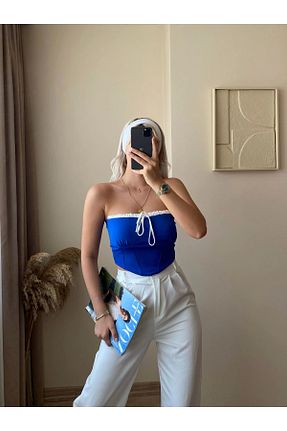 بلوز سرمه ای زنانه ساده Zora Butik - کد 849126069
