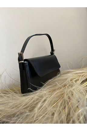 کیف دوشی مشکی زنانه چرم مصنوعی Günyan Store - کد 844877213