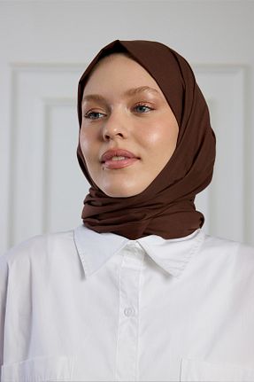 شال قهوه ای زنانه PURESCARFS - کد 860699782