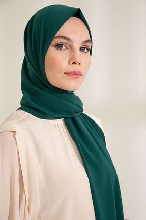 شال قهوه ای زنانه Medine İpeği PURESCARFS - کد 849617730