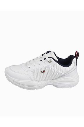 کفش اسنیکر طلائی زنانه بند دار Tommy Hilfiger - کد 831403615