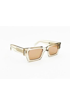 عینک آفتابی قهوه ای زنانه UV400 Saint Laurent - کد 844754811