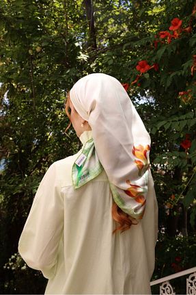 روسری بنفش پنبه ای Mihrie - کد 861067258