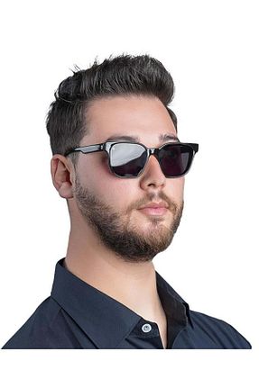 عینک آفتابی مشکی مردانه UV400 Bern Glasses - کد 820012755