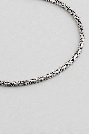 دستبند نقره سفید مردانه 925 عیار So Chic - کد 860843926