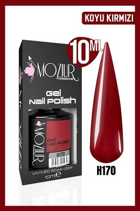 لاک ناخن دائمی قرمز MOZIUR - کد 752389505