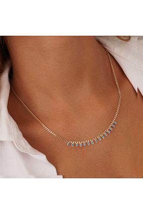 گردنبند طلا زرد زنانه 14 عیار İzgi Kuyumculuk - کد 815950796