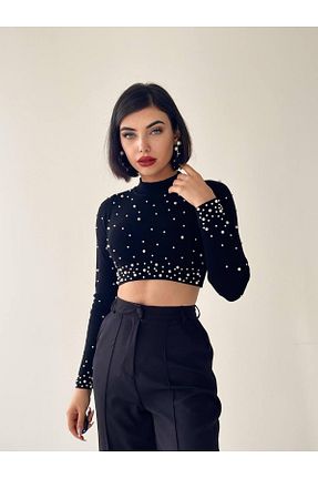 بلوز مشکی زنانه ساده conconmoda - کد 780294881