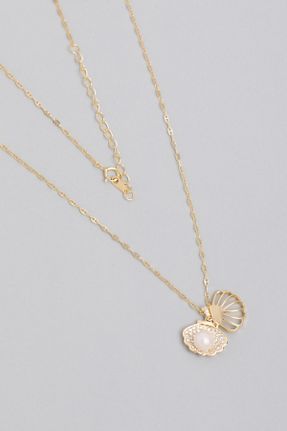 گردنبند مروارید زرد نقره So Chic - کد 784178009