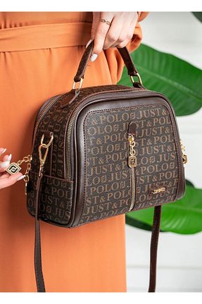 کیف دوشی مشکی زنانه چرم مصنوعی Just Polo - کد 358705972