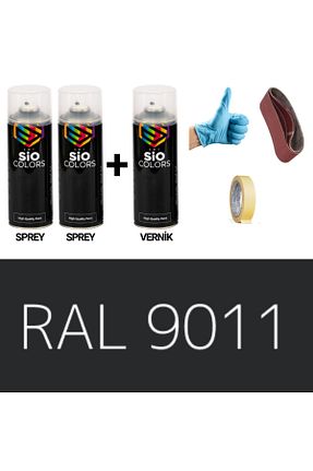 رنگ اسپری مشکی sıocolors - کد 861102494
