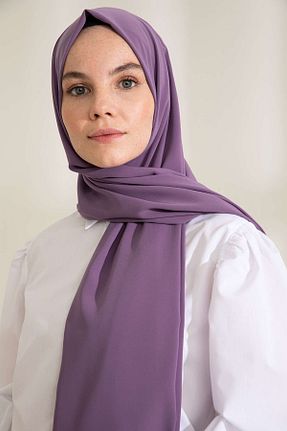 شال بنفش زنانه Medine İpeği PURESCARFS - کد 849617653