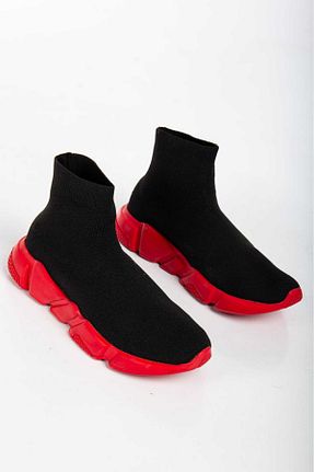 کفش اسنیکر قرمز زنانه بدون بند Elisay Moda YÜRÜMEK BIZIMLE GÜZEL - کد 861128698