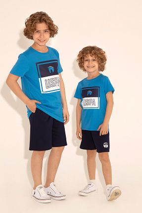 تیشرت رنگی بچه گانه یقه دوچرخه U.S. Polo Assn. - کد 832927136