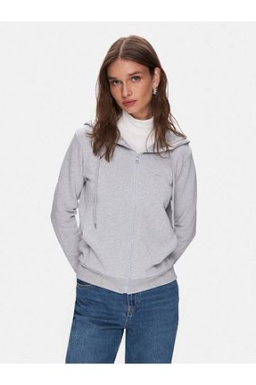 سوئیشرت طوسی زنانه ساده Ltb - کد 859849301
