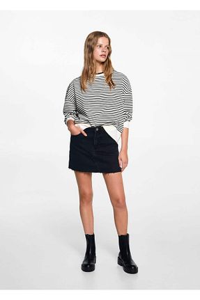 سوئیشرت سفید زنانه رگولار MANGO Teen - کد 843117791