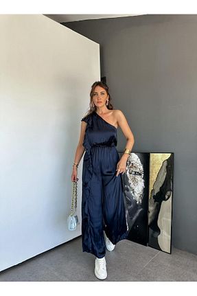سرهمی سرمه ای زنانه تک آستین Zerrincan Giyim - کد 847817404