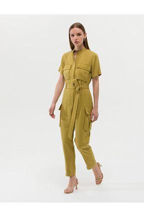 سرهمی سبز زنانه آستین استاندارد Pierre Cardin - کد 832800426