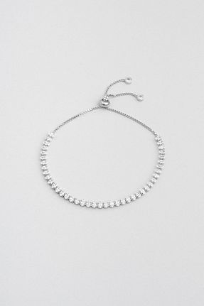 دستبند نقره سفید زنانه 925 عیار So Chic - کد 838129881