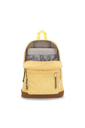 کوله پشتی زرد زنانه پارچه Jansport - کد 838716770