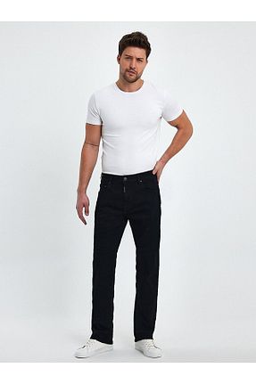 شلوار جین مشکی مردانه پاچه لوله تفنگی Ltb - کد 860135795