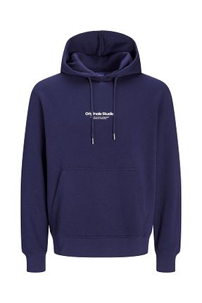 پلیور آبی مردانه ساده Jack & Jones - کد 861169901