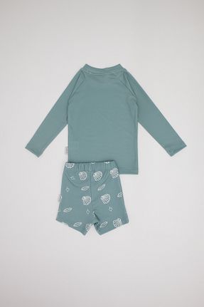 شلوارک ساحلی آبی بچه گانه پلی استر rg kidsstore - کد 857152745