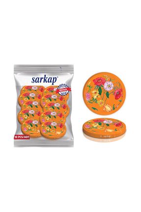 کوزه شیشه ای نارنجی 7-12 Sarkap - کد 721558771