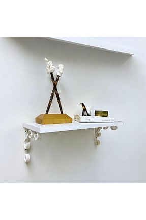 قفسه دیواری سفید 50 سانتی متر Decormet - کد 812465485