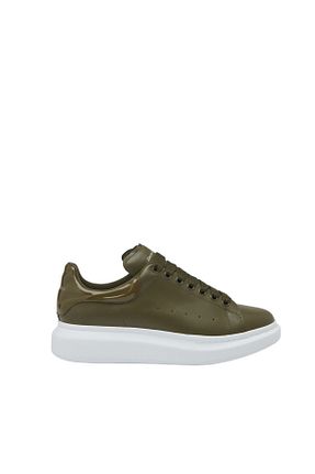 کفش اسنیکر خاکی مردانه چرم اصل ALEXANDER MCQUEEN - کد 861216172