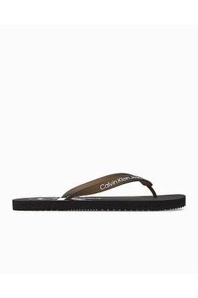 دمپائی مشکی مردانه چرم مصنوعی Calvin Klein - کد 819822147