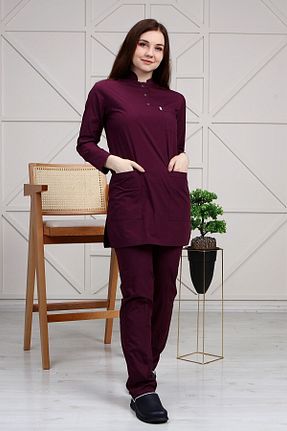 لباس کار بنفش cinaruniforma - کد 330082511