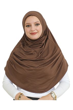 روسری قهوه ای پنبه ای Modish Group - کد 861232071