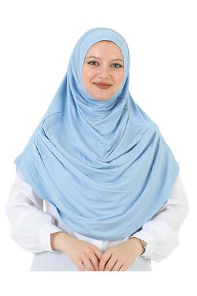 روسری آبی پنبه ای Modish Group - کد 861232193