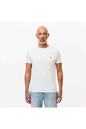 تیشرت سفید مردانه رگولار Lacoste - کد 3069378