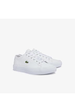 کفش اسنیکر سفید زنانه بند دار Lacoste - کد 248176178