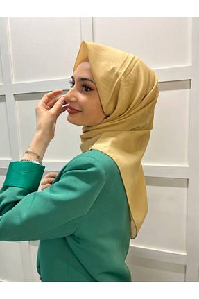 روسری طلائی پنبه ای ipekevi - کد 861309721