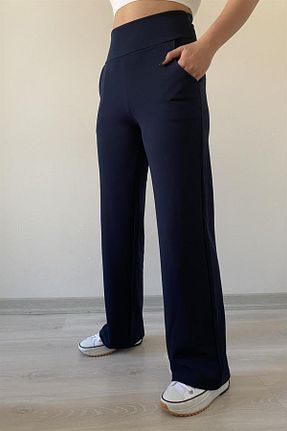 شلوار سرمه ای زنانه لیکرا İstangül Butik - کد 654226904
