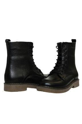 بوت / نیم بوت مشکی زنانه چرم خالص Platin - کد 861302734