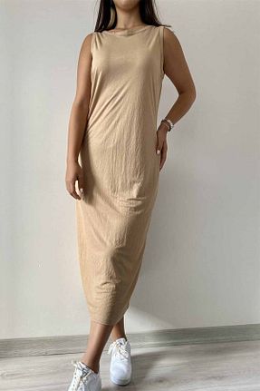 لباس قهوه ای زنانه بافتنی İstangül Butik - کد 343953203