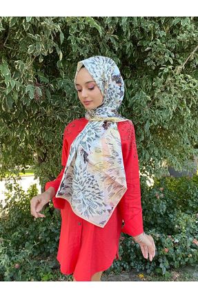 شال بژ زنانه پنبه ای ipekevi - کد 861307286