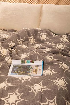 لحاف دونفره طوسی 220 x 240 MYLASA HOME - کد 812818495
