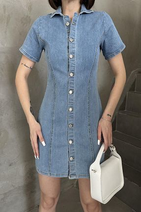 لباس آبی زنانه بافتنی XRAY JEANS - کد 861310429