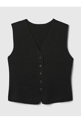 پلیور مشکی زنانه ساده GAP - کد 861291738